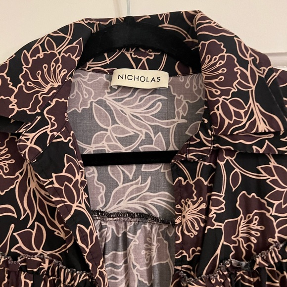 Nicholas Western Dress with Belt Size 4 - Picture 3 of 8